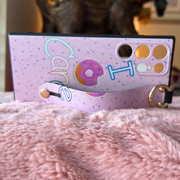 For Samsung Galaxy S22 plus,S22 ultra phone case with strap kickstand ring - Picture 3 of 13